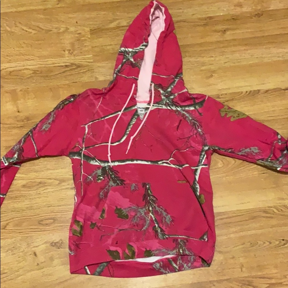 pink camo sweatshirt